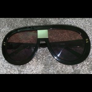 Black and gold sunglasses